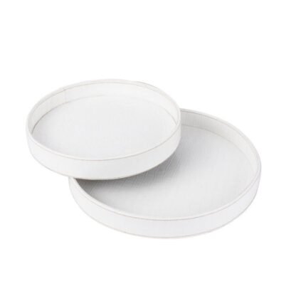 The Mrignu White Tray Set Of 2