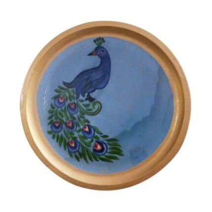 Peacock –  Wooden Wall Plate